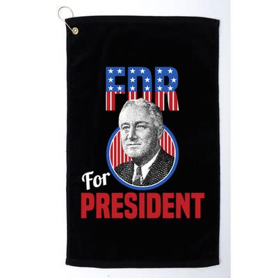Franklin Delano Roosevelt Fdr For President Campaign Gift Golf Towel