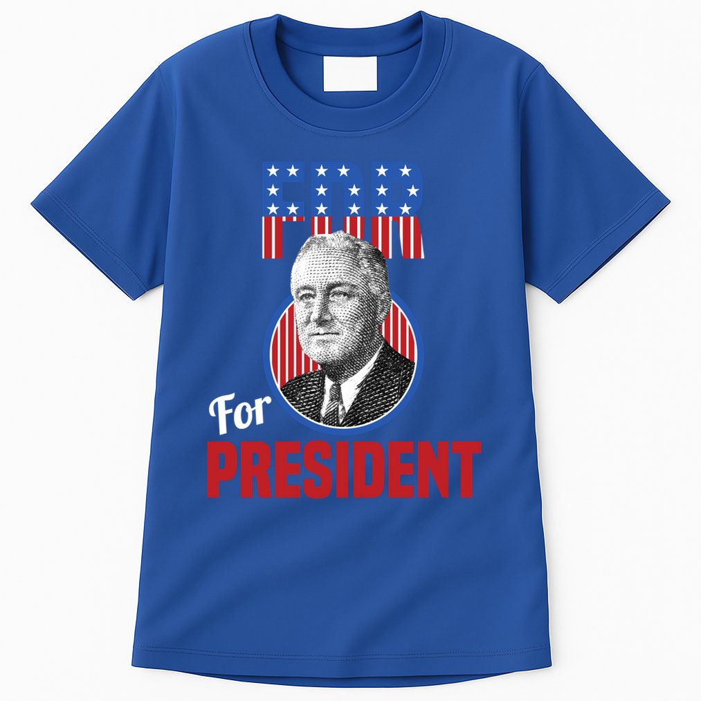 Franklin Delano Roosevelt Fdr For President Campaign Gift Tall T-Shirt