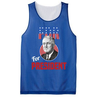 Franklin Delano Roosevelt Fdr For President Campaign Gift Mesh Reversible Basketball Jersey Tank