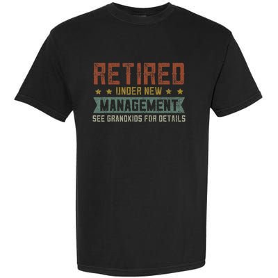 Fathers Day Retired Grandpa S Funny Retirement Garment-Dyed Heavyweight T-Shirt