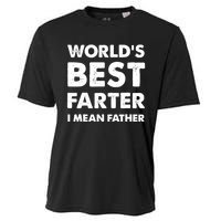 Father's Day Retro Dad World's Best Farter I Mean Father Cooling Performance Crew T-Shirt