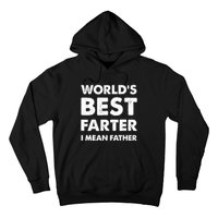 Father's Day Retro Dad World's Best Farter I Mean Father Hoodie