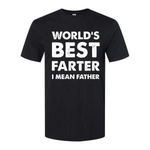 Father's Day Retro Dad World's Best Farter I Mean Father Softstyle CVC T-Shirt