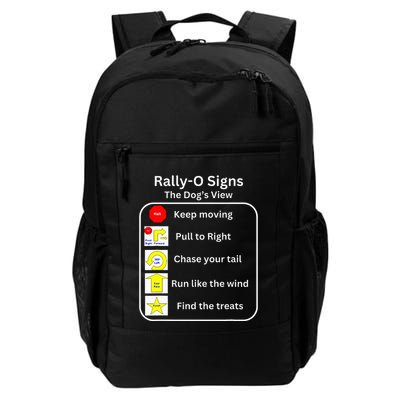 Funny Dog Rally Obedience Backpack
