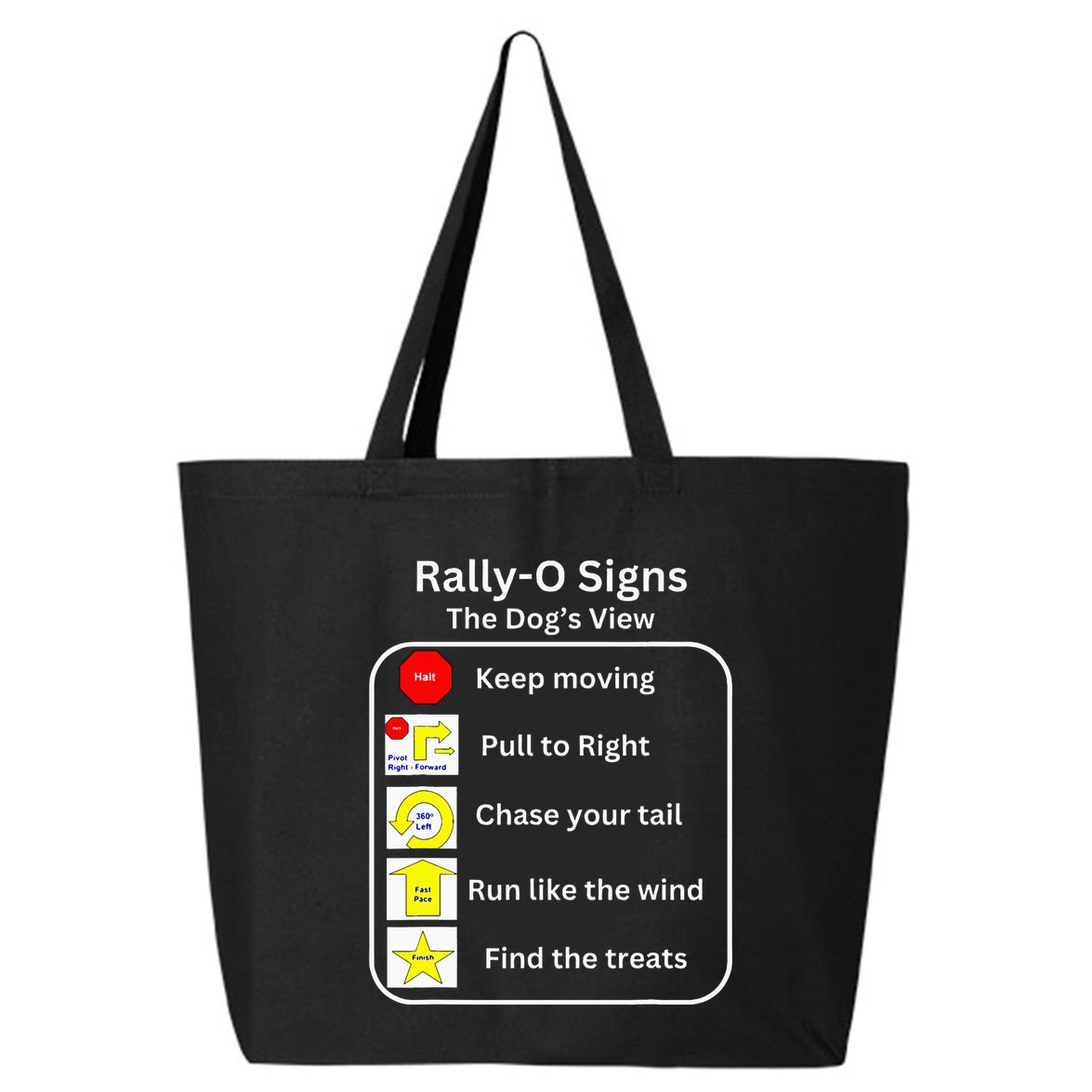 Funny Dog Rally Obedience 25L Jumbo Tote