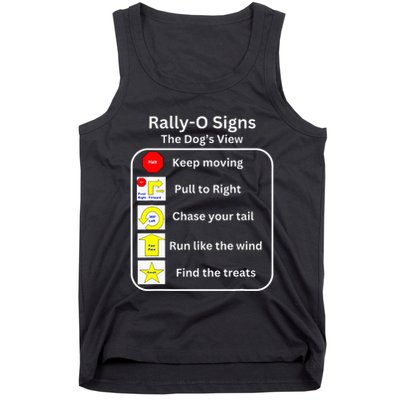 Funny Dog Rally Obedience Tank Top