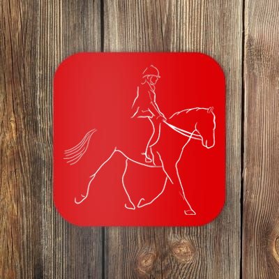 Funny Dressage Riding Horse Show Horseback Equestrian Coaster