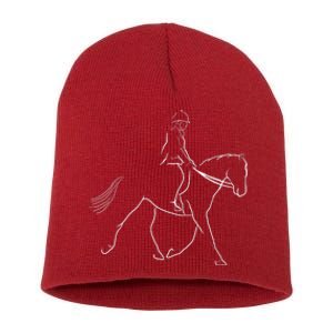 Funny Dressage Riding Horse Show Horseback Equestrian Short Acrylic Beanie