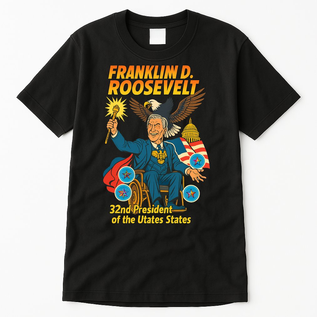 Franklin D Roosevelt The Presidential Chronicles Tall T-Shirt