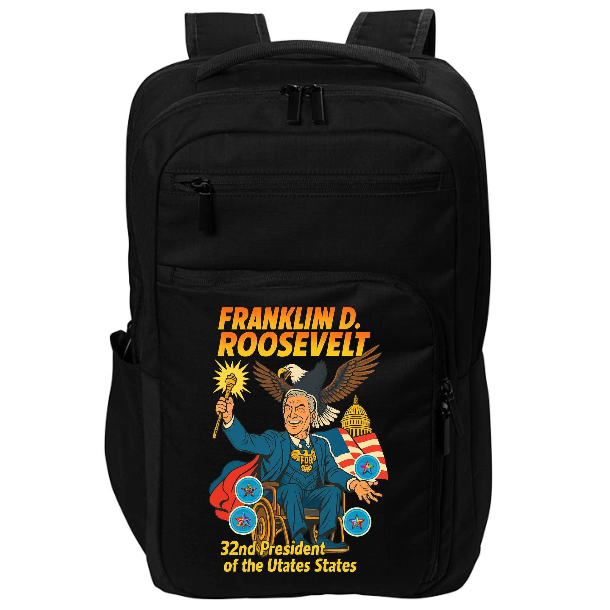 Franklin D Roosevelt The Presidential Chronicles Impact Tech Backpack