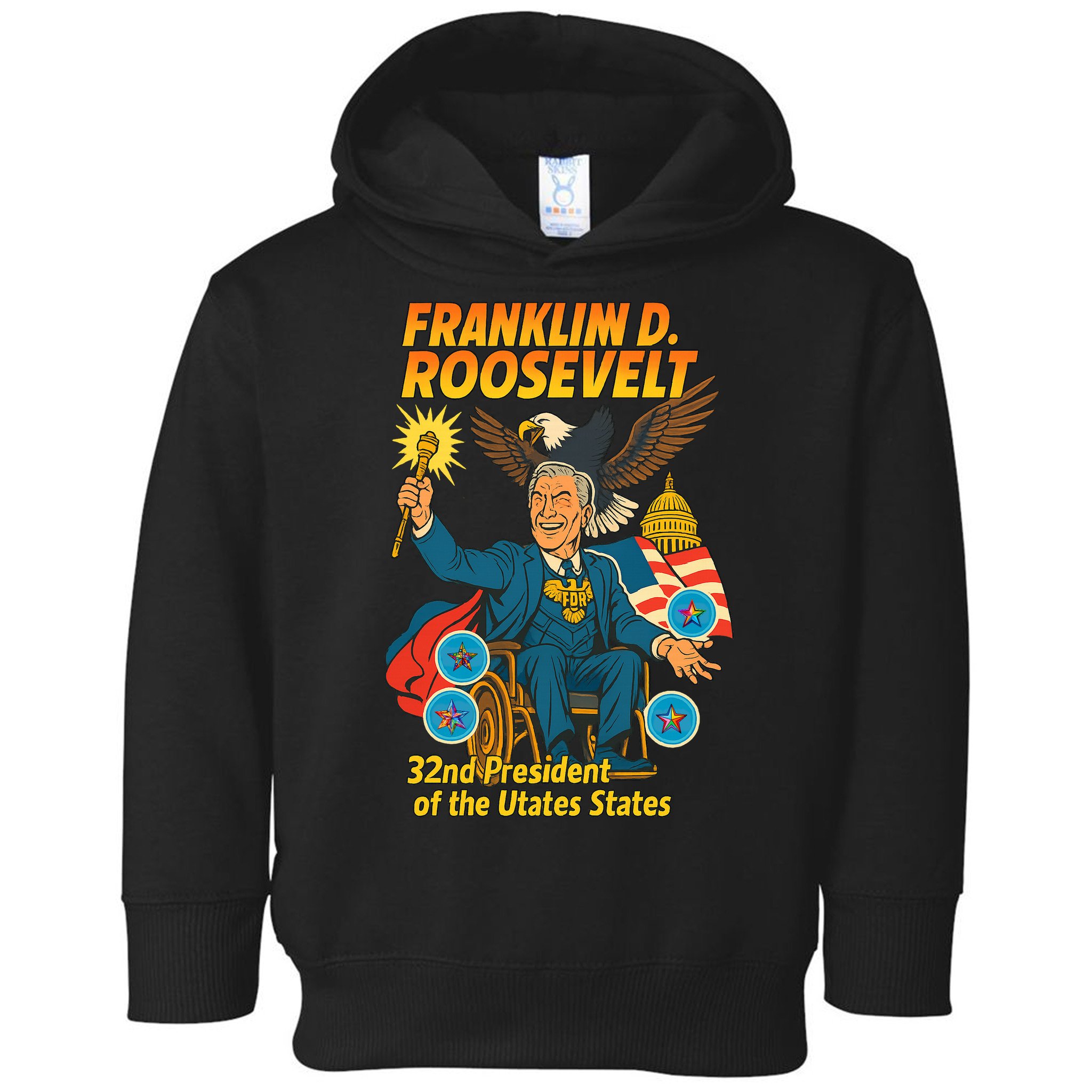 Franklin D Roosevelt The Presidential Chronicles Toddler Hoodie