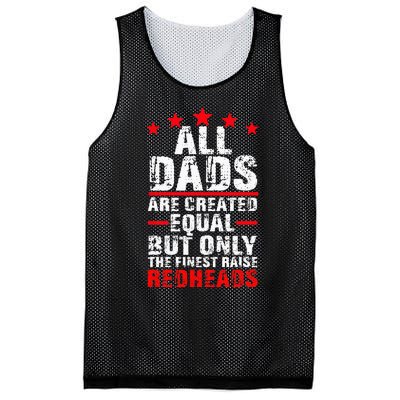 Finest Dads Raise Redheads Ginger Children Daughter Son Mesh Reversible Basketball Jersey Tank