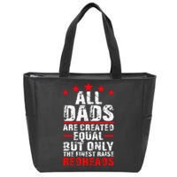 Finest Dads Raise Redheads Ginger Children Daughter Son Zip Tote Bag