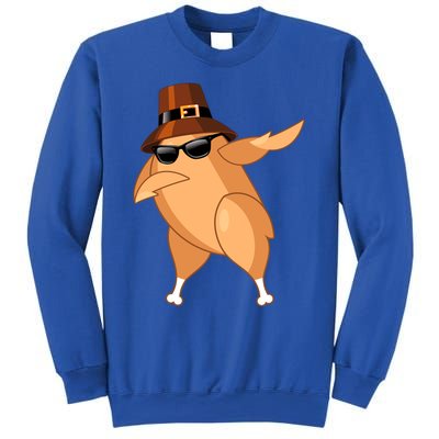 Funny Dabbing Roasted Turkey Thanksgiving Pilgrim Dab Dance Gift Sweatshirt