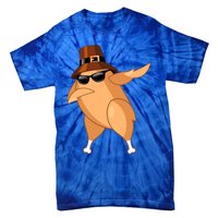 Funny Dabbing Roasted Turkey Thanksgiving Pilgrim Dab Dance Gift Tie-Dye T-Shirt