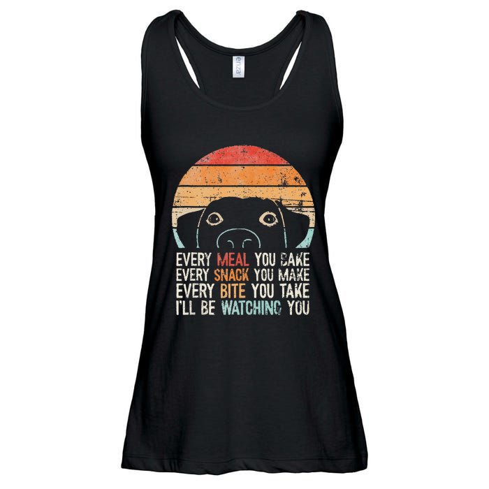 Funny Dog Retro Dog Ill Be Watching You Dog Dog Lover Ladies Essential Flowy Tank