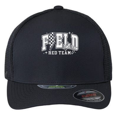 Field Day Red Team Color Field Trip Team Game Competition Flexfit Unipanel Trucker Cap