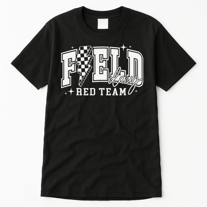 Field Day Red Team Color Field Trip Team Game Competition Tall T-Shirt