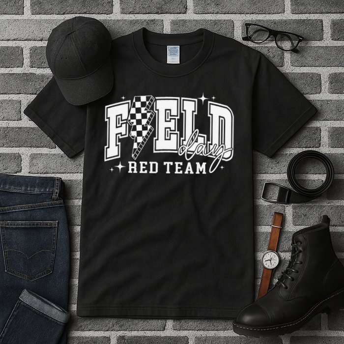 Field Day Red Team Color Field Trip Team Game Competition Tall T-Shirt