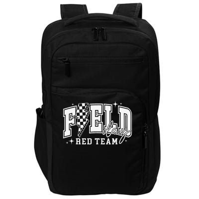 Field Day Red Team Color Field Trip Team Game Competition Impact Tech Backpack