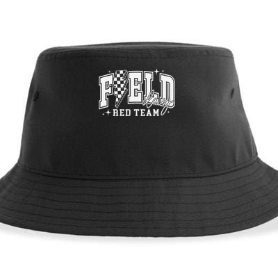 Field Day Red Team Color Field Trip Team Game Competition Sustainable Bucket Hat