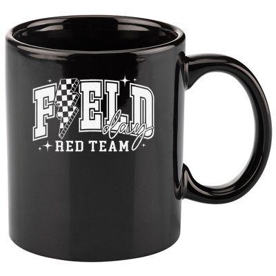 Field Day Red Team Color Field Trip Team Game Competition 11oz C Handle Ceramic Mug