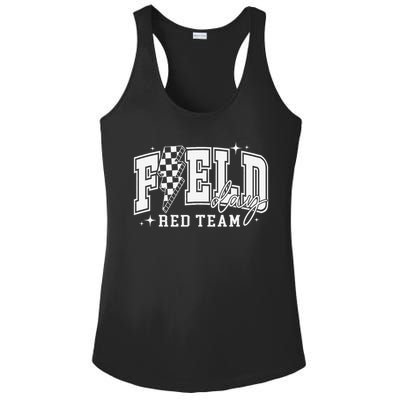 Field Day Red Team Color Field Trip Team Game Competition Ladies PosiCharge Competitor Racerback Tank