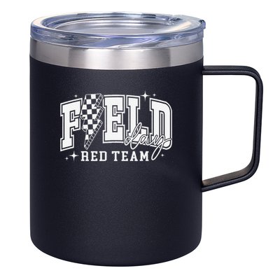 Field Day Red Team Color Field Trip Team Game Competition 12oz Stainless Steel Coffee Mug