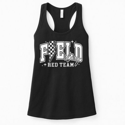 Field Day Red Team Color Field Trip Team Game Competition Womens Tank Top