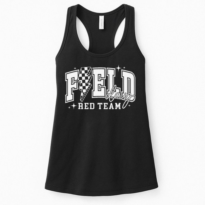 Field Day Red Team Color Field Trip Team Game Competition Womens Tank Top