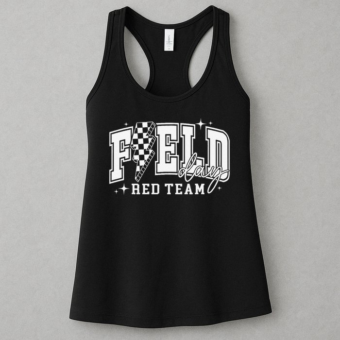 Field Day Red Team Color Field Trip Team Game Competition Womens Tank Top