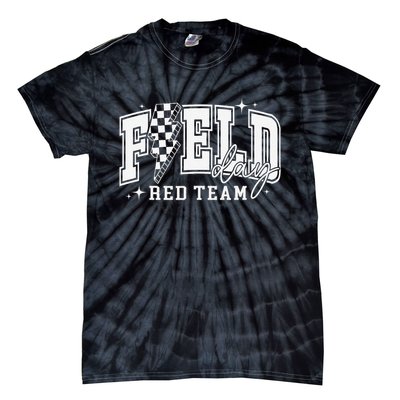 Field Day Red Team Color Field Trip Team Game Competition Tie-Dye T-Shirt