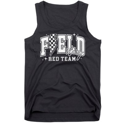 Field Day Red Team Color Field Trip Team Game Competition Tank Top