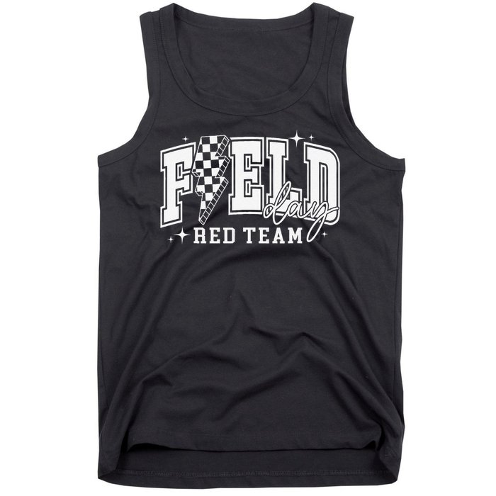 Field Day Red Team Color Field Trip Team Game Competition Tank Top