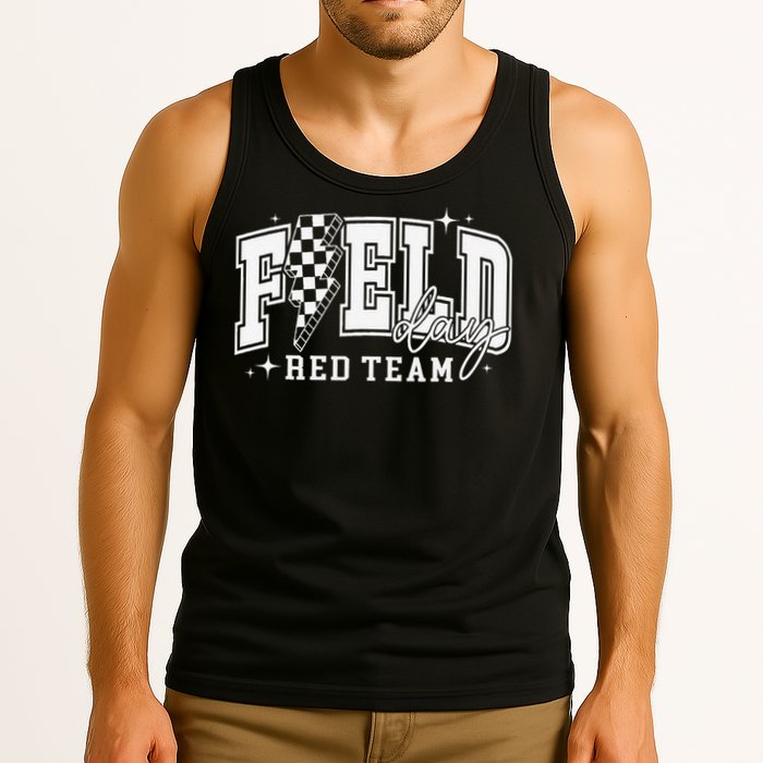 Field Day Red Team Color Field Trip Team Game Competition Tank Top