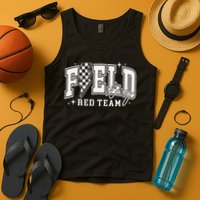 Field Day Red Team Color Field Trip Team Game Competition Tank Top