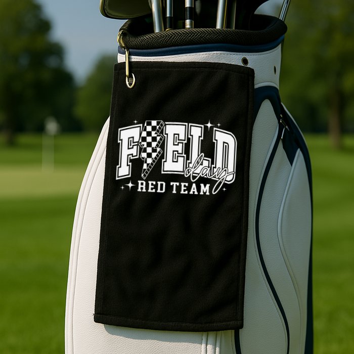 Field Day Red Team Color Field Trip Team Game Competition Golf Towel