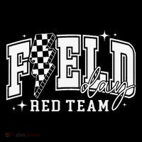 Field Day Red Team Color Field Trip Team Game Competition Crop Top