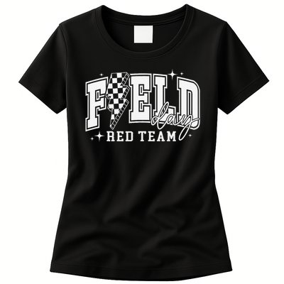 Field Day Red Team Color Field Trip Team Game Competition Womens T-Shirt
