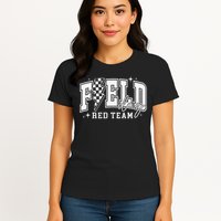 Field Day Red Team Color Field Trip Team Game Competition Womens T-Shirt