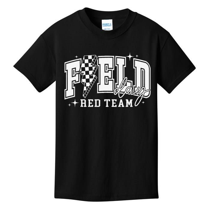 Field Day Red Team Color Field Trip Team Game Competition Kids T-Shirt