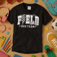 Field Day Red Team Color Field Trip Team Game Competition Kids T-Shirt