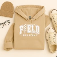 Field Day Red Team Color Field Trip Team Game Competition Hoodie