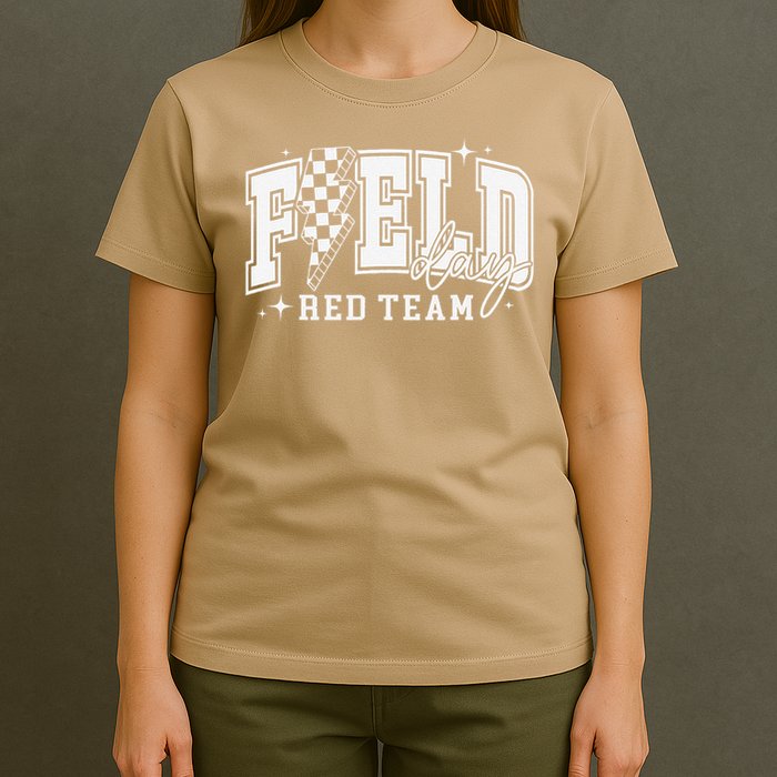 Field Day Red Team Color Field Trip Team Game Competition T-Shirt