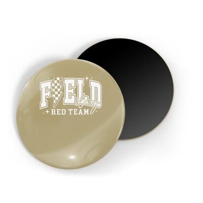 Field Day Red Team Color Field Trip Team Game Competition Magnet