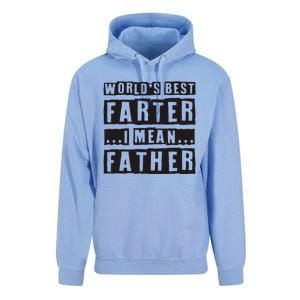 FatherS Day Retro Dad WorldS Best Farter I Mean Father Unisex Surf Hoodie