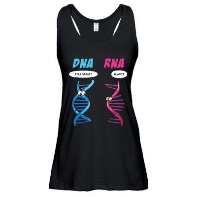 Funny Dna Rna Design Women Biology Genetics Biologist Ladies Essential Flowy Tank