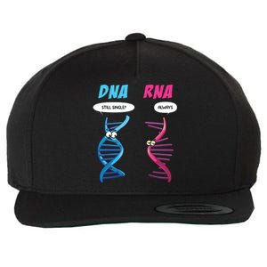 Funny Dna Rna Design Women Biology Genetics Biologist Wool Snapback Cap