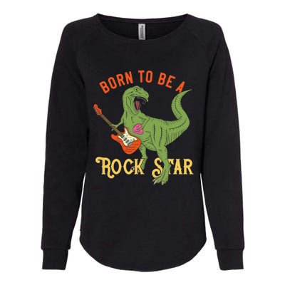 Funny Dinosaur Rex Rockstar Perfect Trex Gift Womens California Wash Sweatshirt