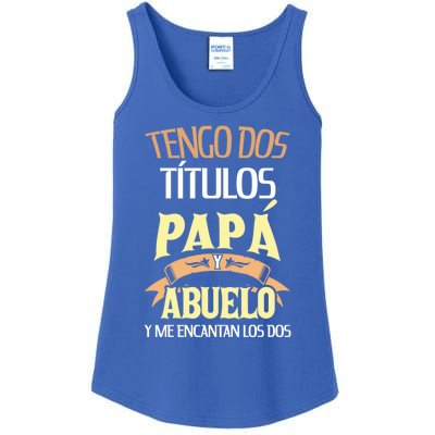 Fathers Day Retired Granddad And Dad Cool Grandpa Gift Ladies Essential Tank